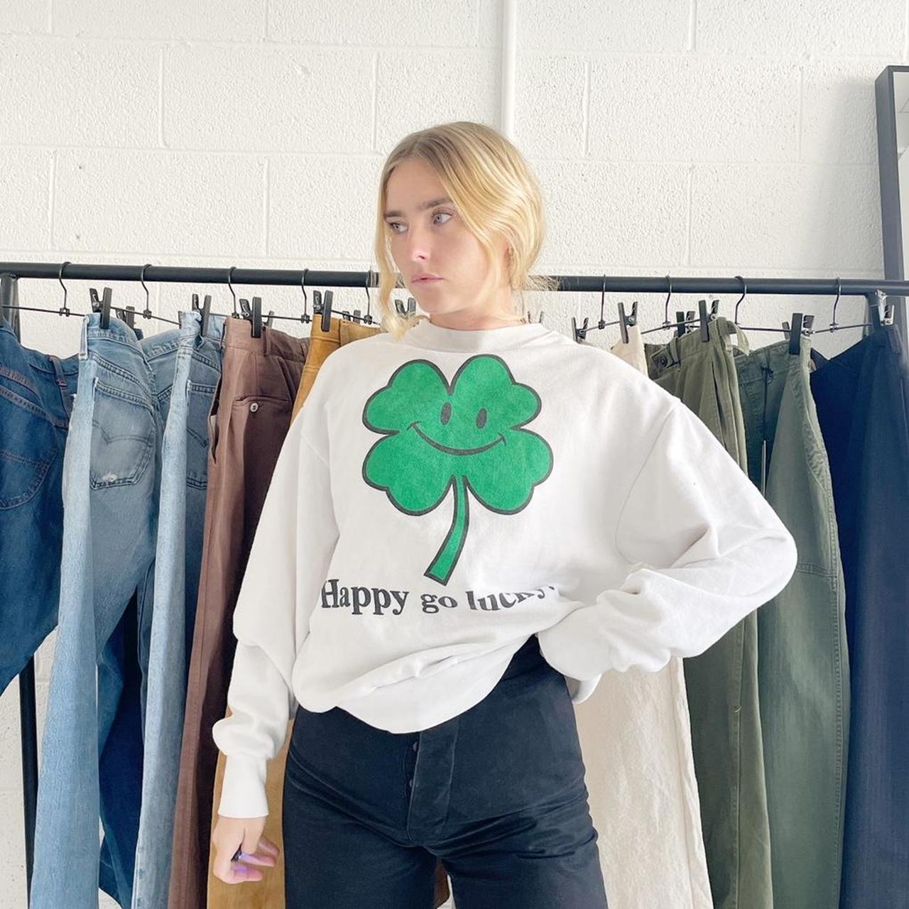 Vintage 90s joe boxer sweatshirt Happy to lucky... Depop