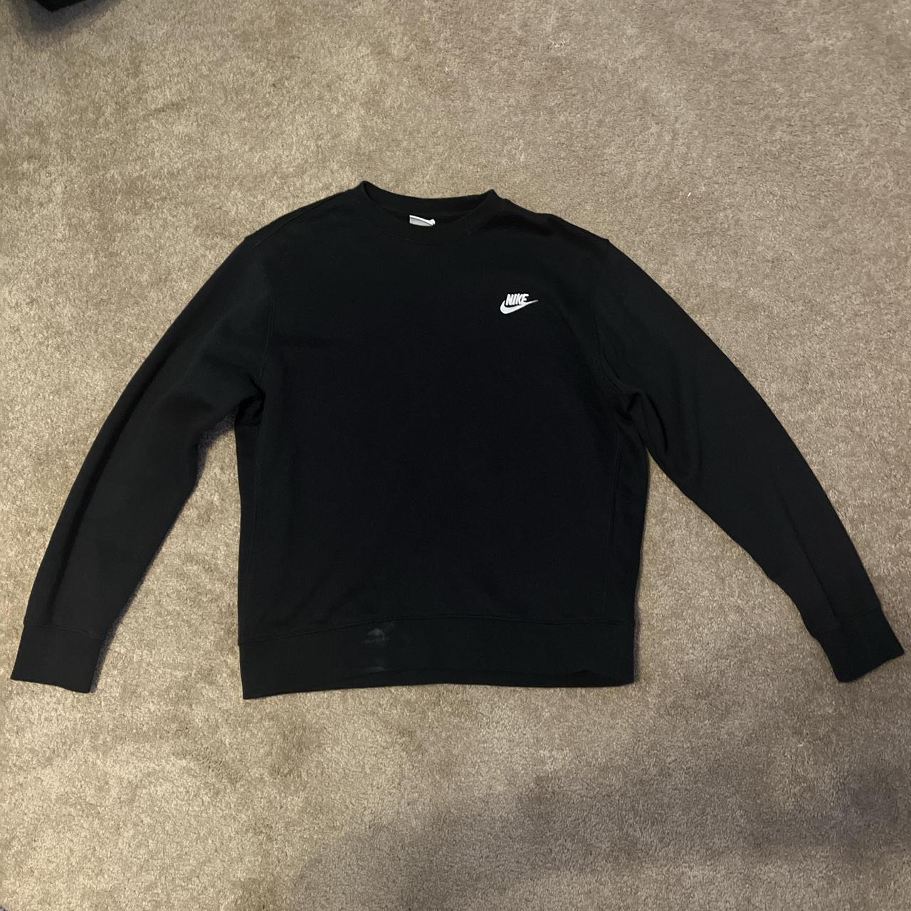 womens black nike crewneck sweatshirt