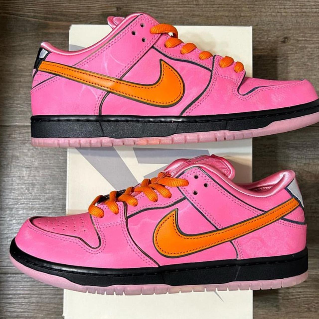 Power puff girls dunks size 9 men’s - Depop