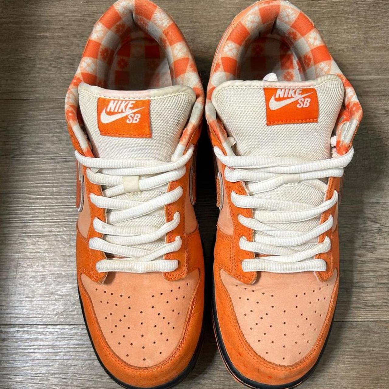 Orange lobster dunks men’s size 9 Depop