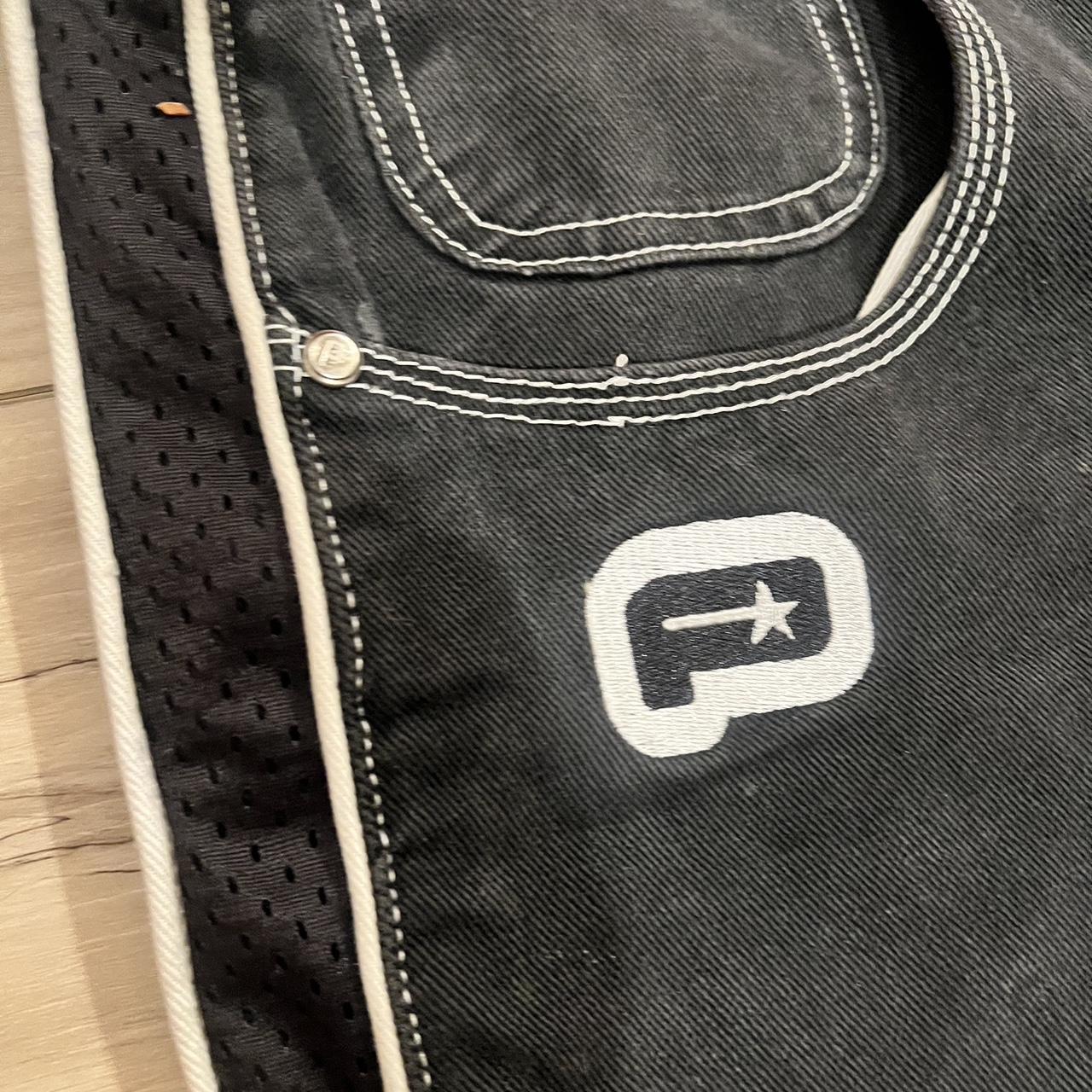 VINTAGE Y2K black and white extra baggy PLUGG brand... Depop