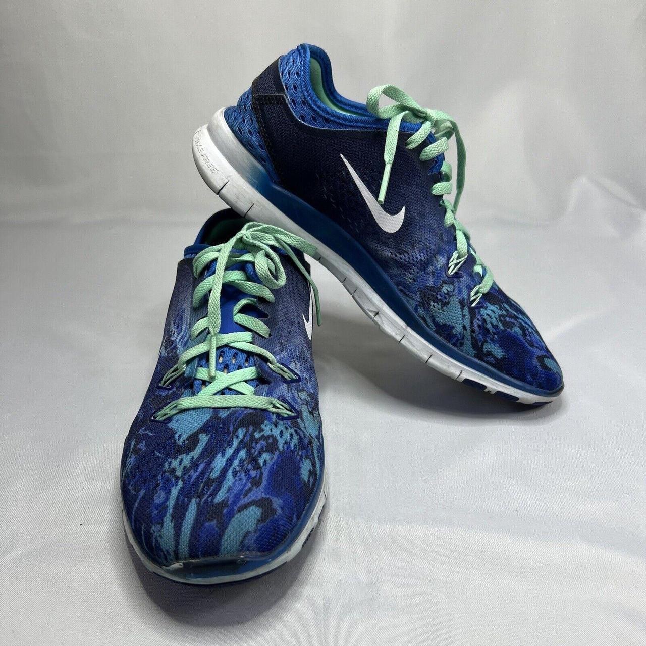 Nike Free 5.0 TR Fit Training Shoes Blue Womens Size 8 Depop