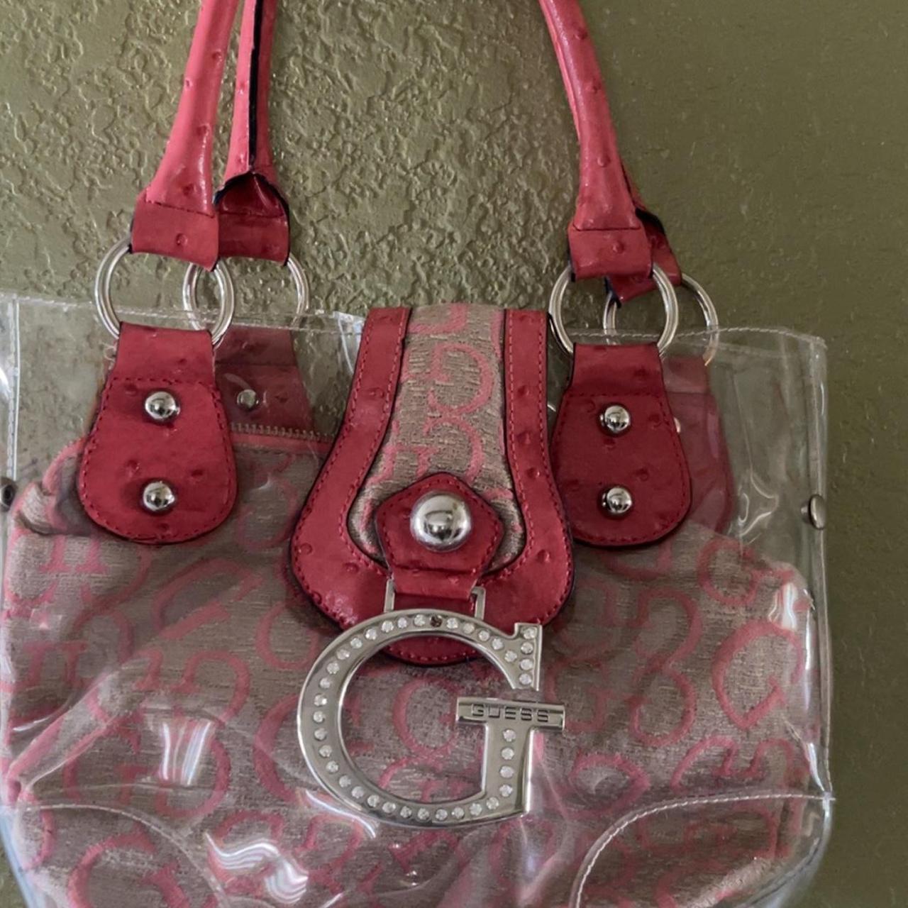 Guess clear purse best sale