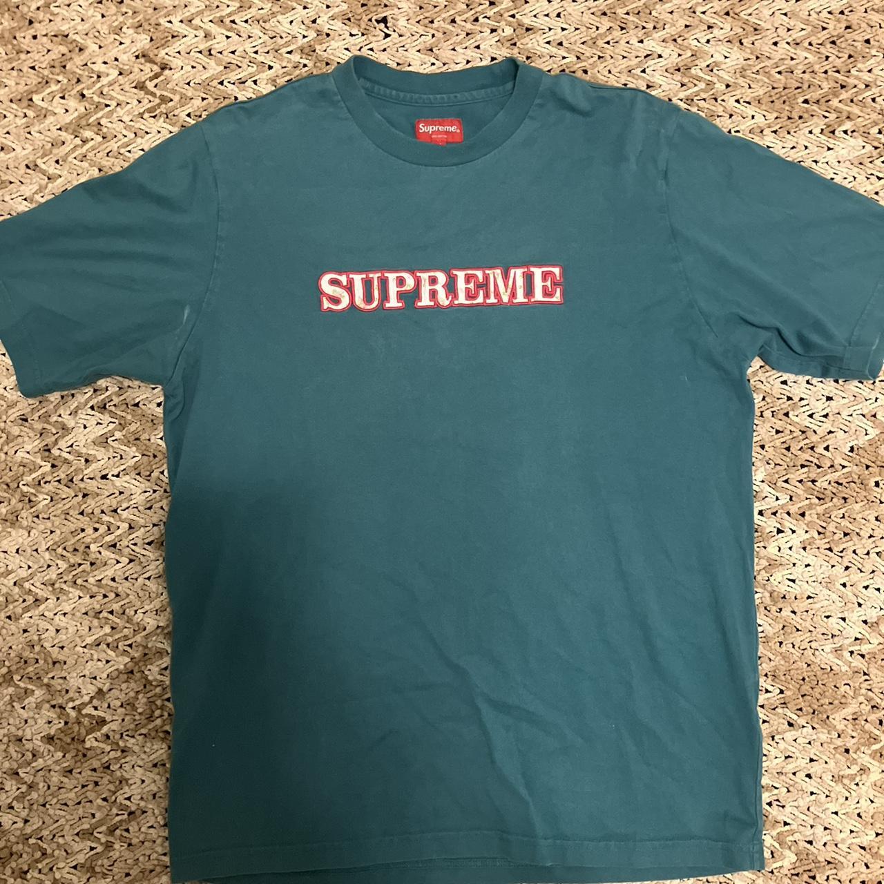 Supreme tee shirt Green FW 18 Floral shirt Nice... - Depop