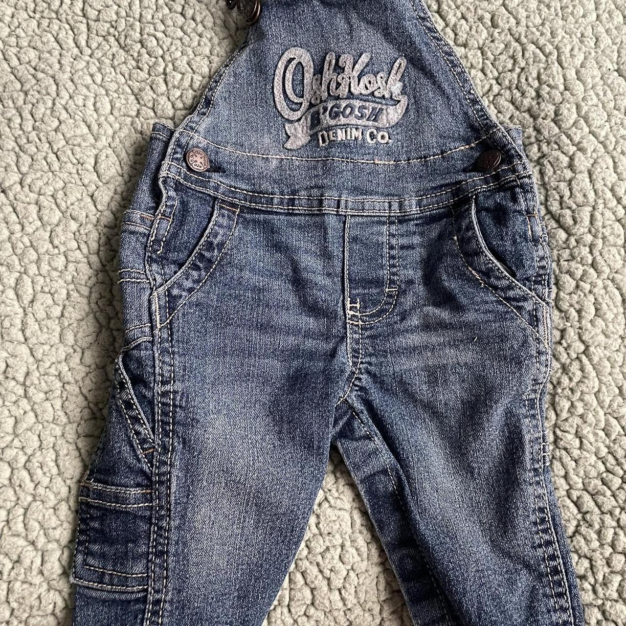 Denim Oshkosh Baby Overalls No Stains Jean Material Depop