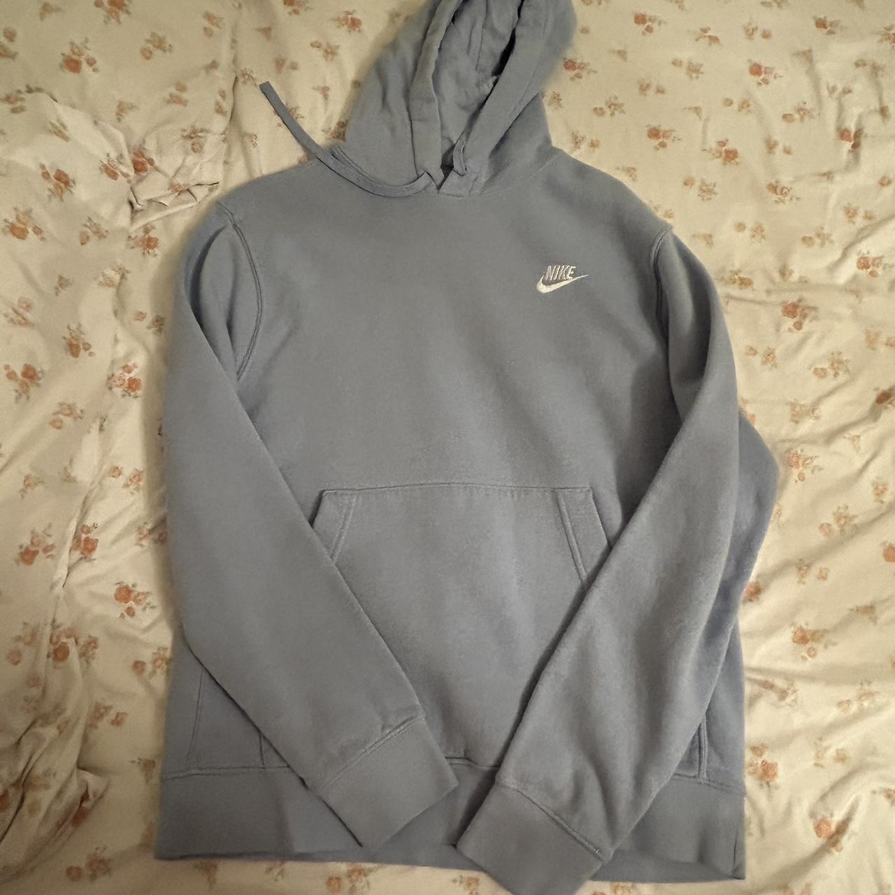 mens light blue nike hoodie