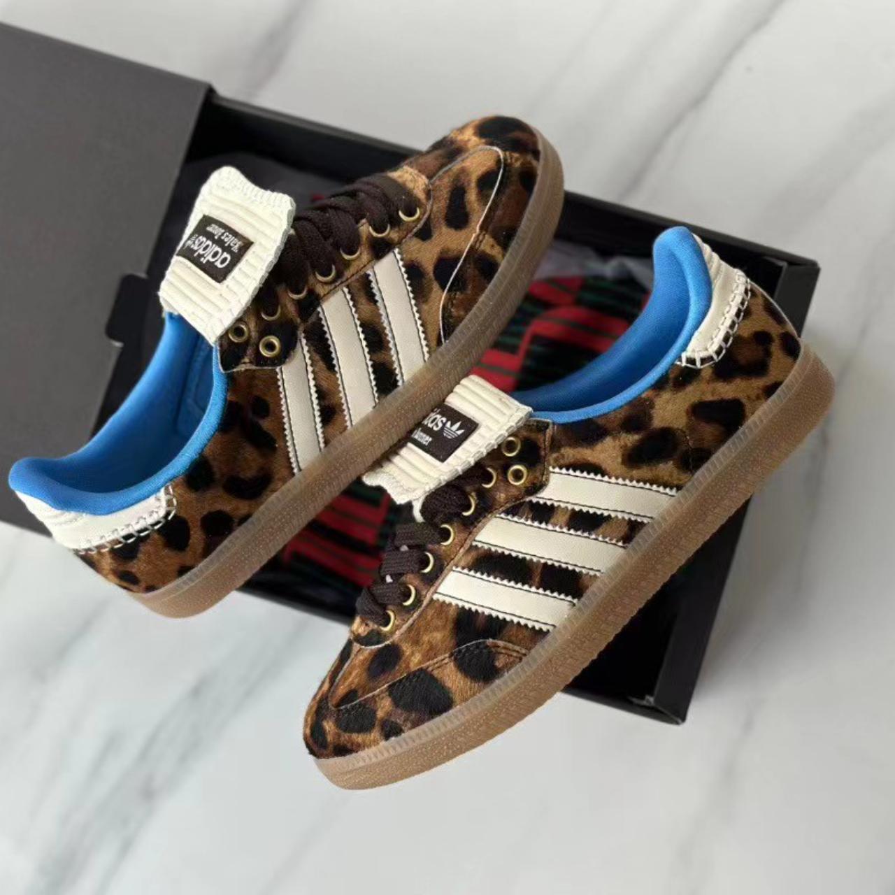 Adidas x Wales Bonner Pony Samba cheetah 1. Brand... - Depop