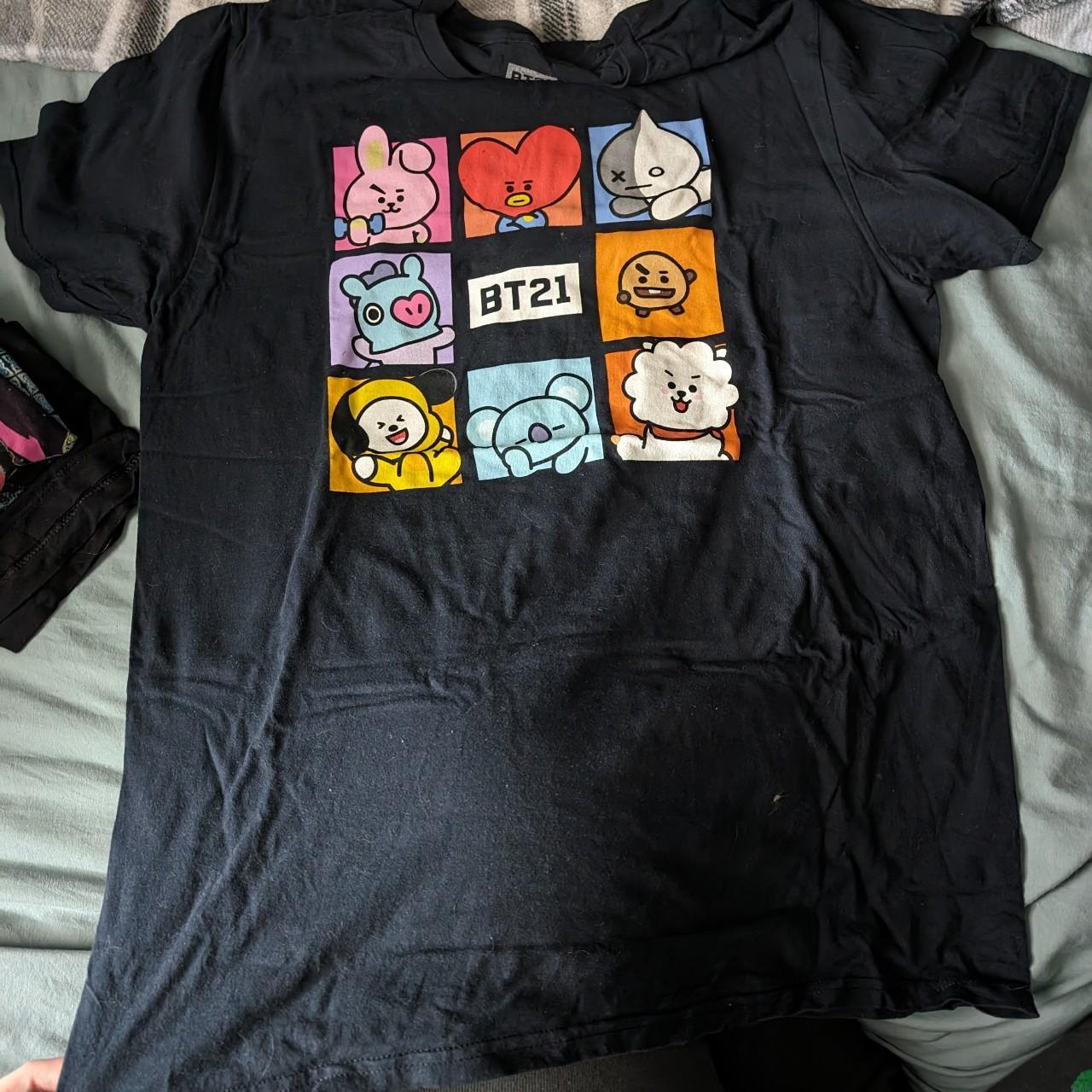 BT21 tee (ALL SHIRTS WILL BE WASHED AND FOLDED... - Depop