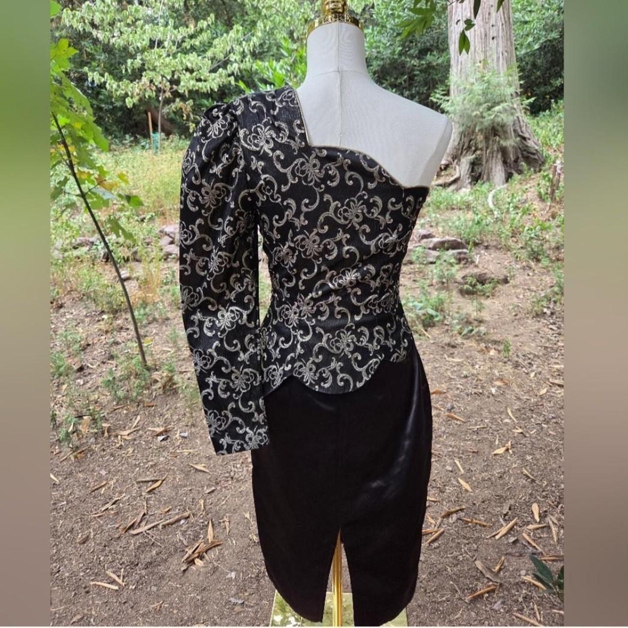 Gunne Sax Women's Dress - Black - 7 – RARE Vintag… - image 2