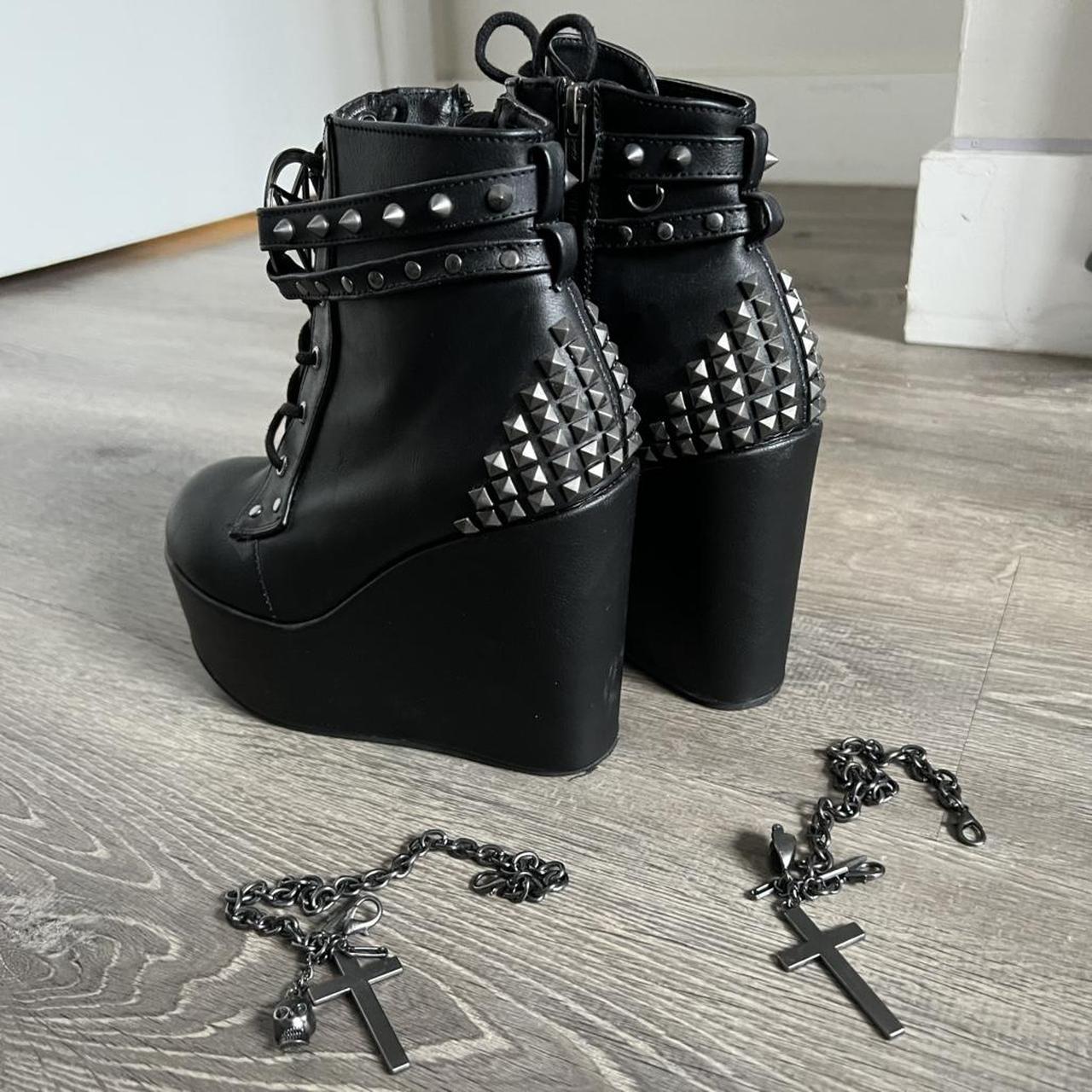 Demonia Women's Platform Boots - Black - US 5 – O… - image 3