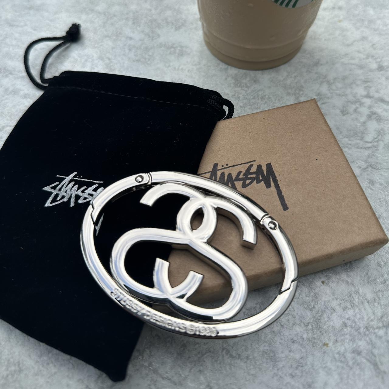 Stussy SS Link Carabiner Silver Men's - SS24 - US
