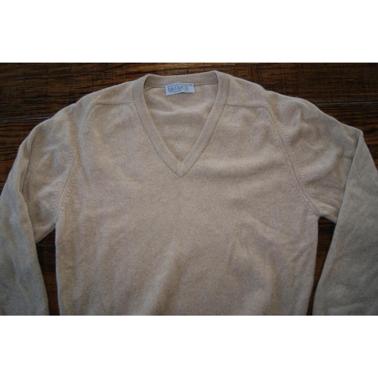 Mens Vintage Lyle and Scott Cashmere V Neck Sweater. Depop