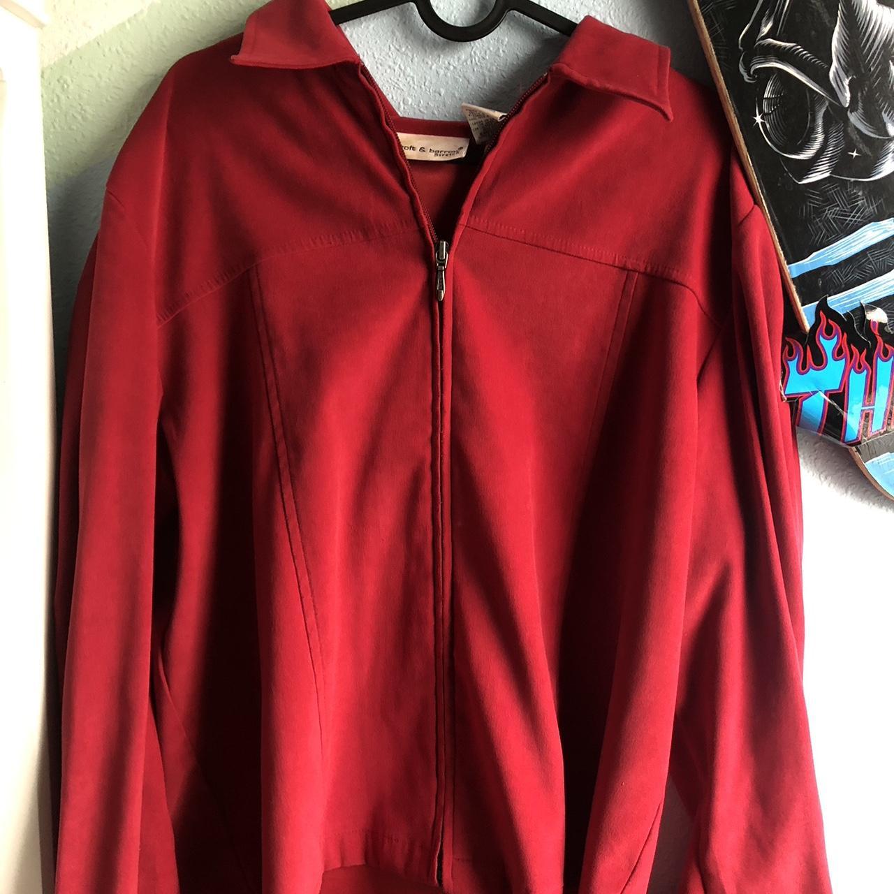 Vintage XL Red Croft & Barrow Jacket - Depop