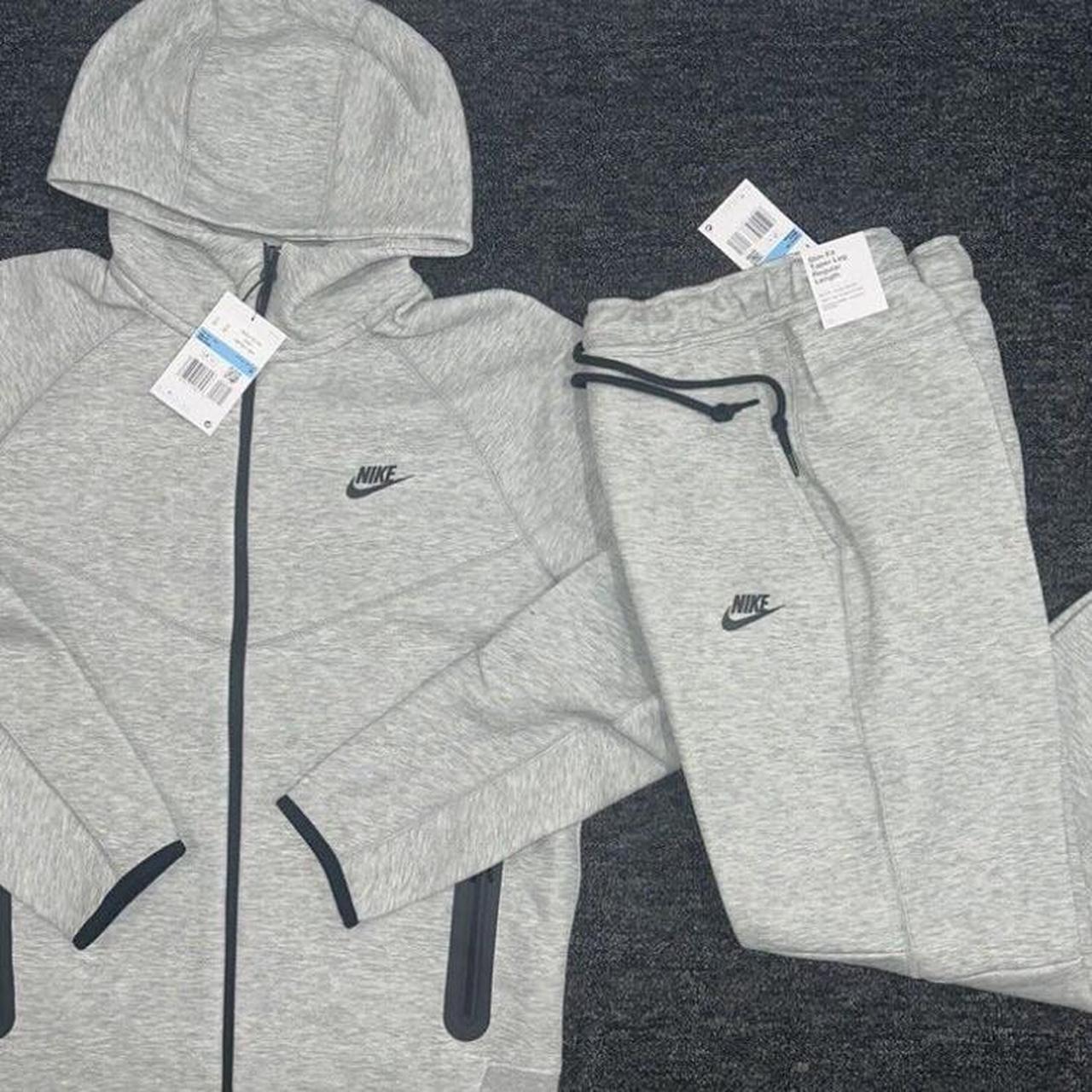 full grey nike tech tracksuit