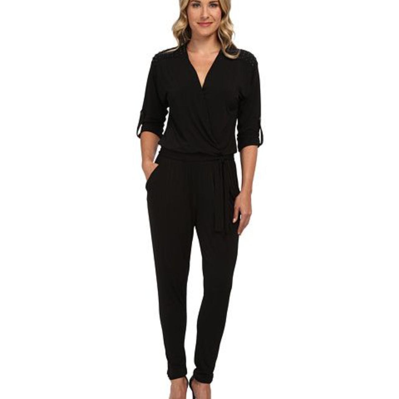 Michael kors black jumpsuit online