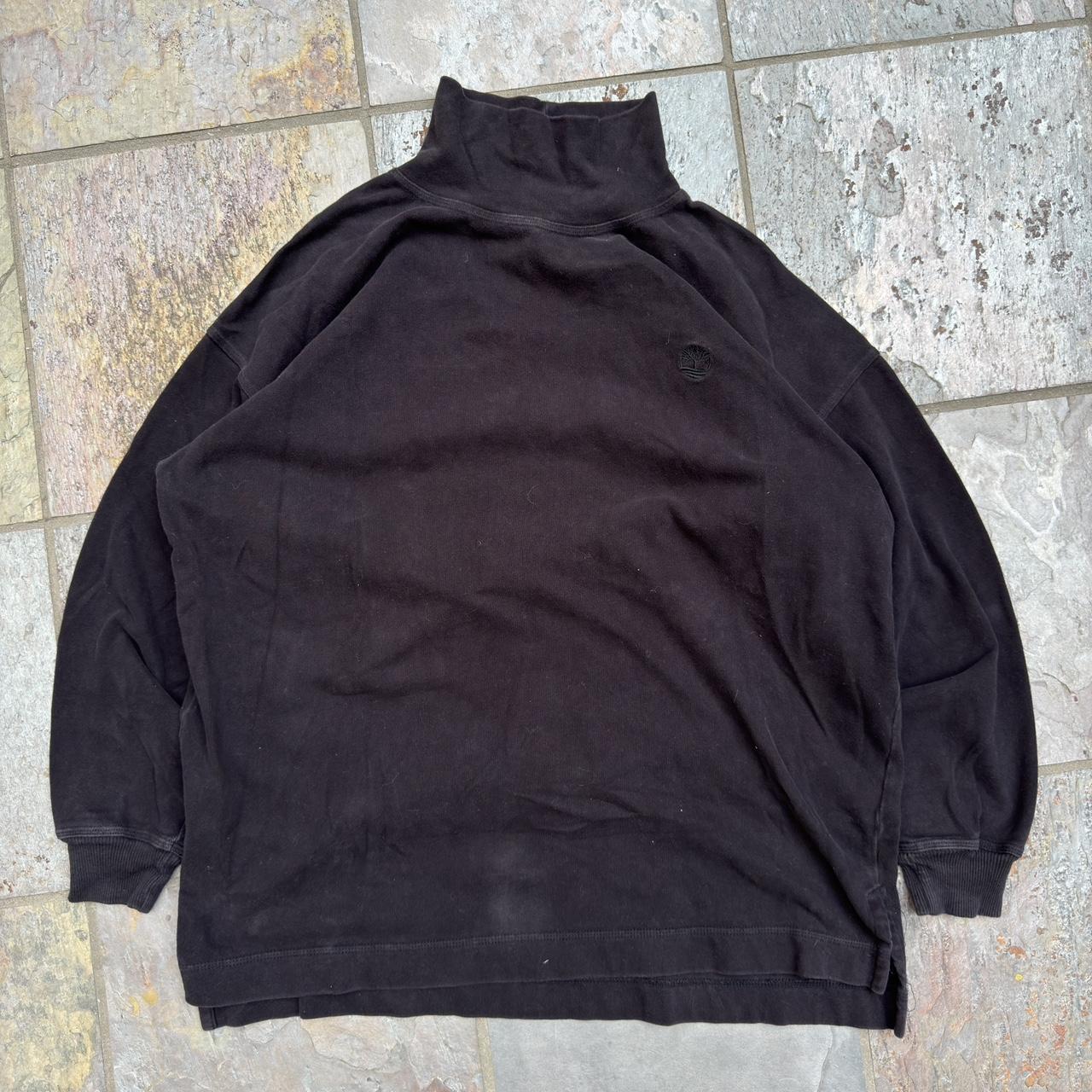 Depop Timberland Body Warmer Timberland Men's Sweatshirt Brown