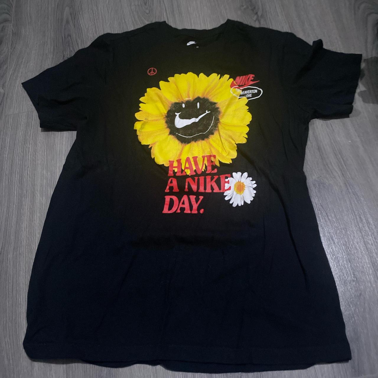 Nike have a nike day sunflower tee sunflower Depop