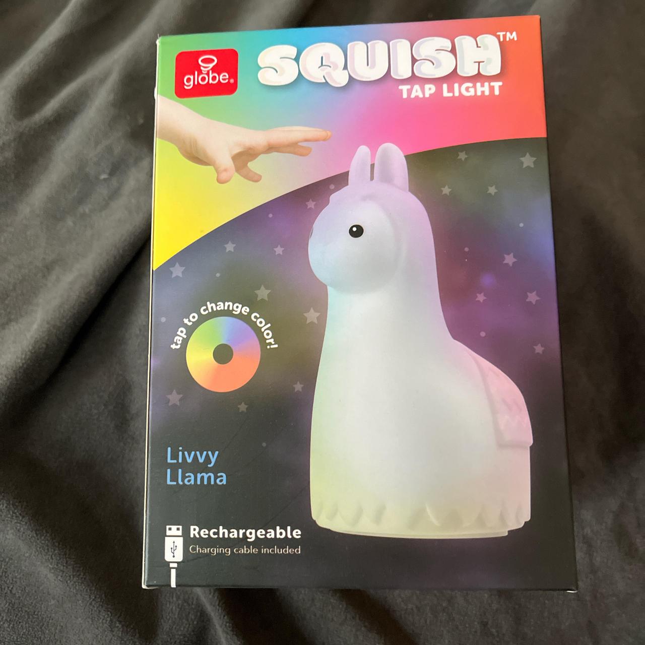 Squish tap light Llama New in Box Depop
