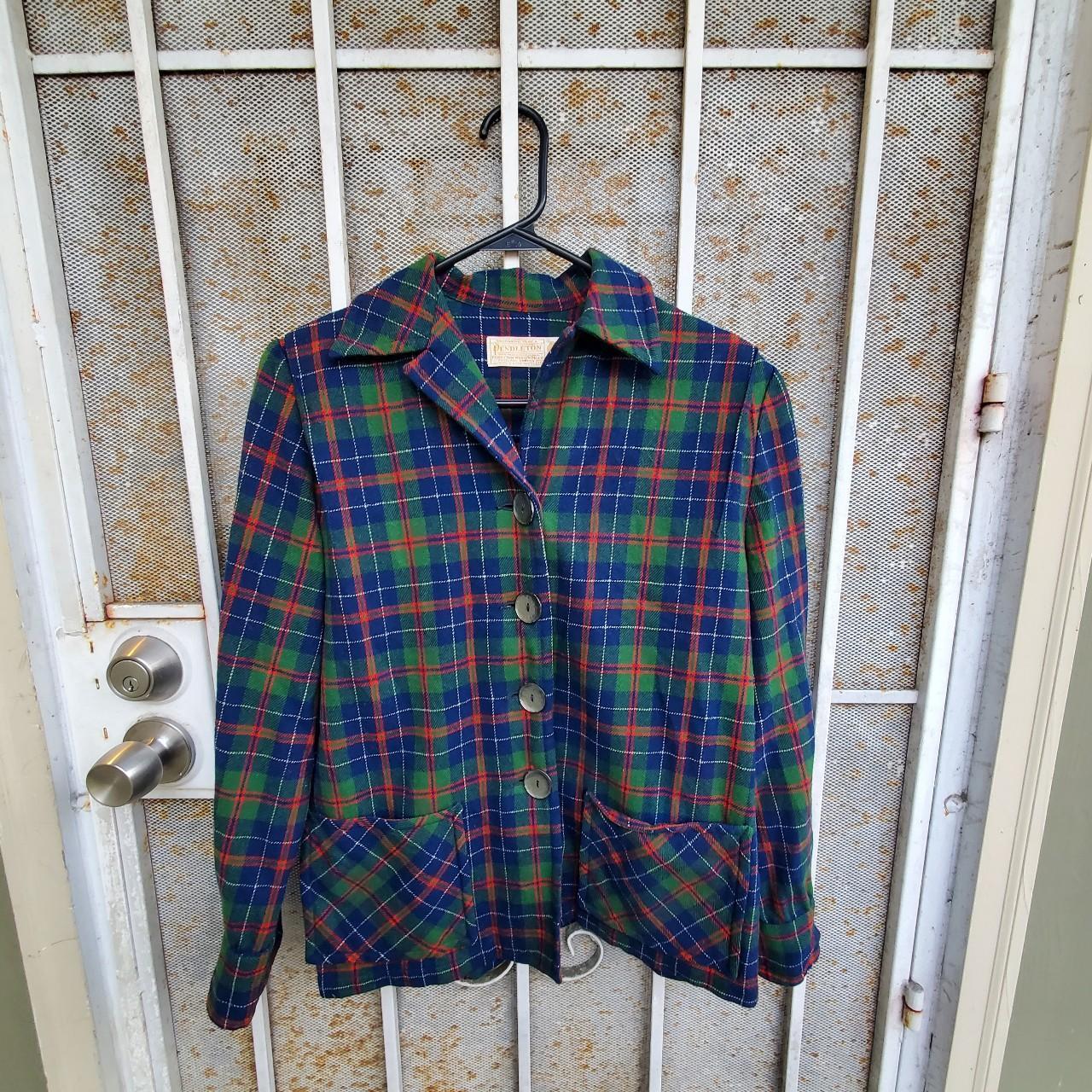 Pendleton Women's Jacket - Multi/Green - 10 – Vin… - image 1