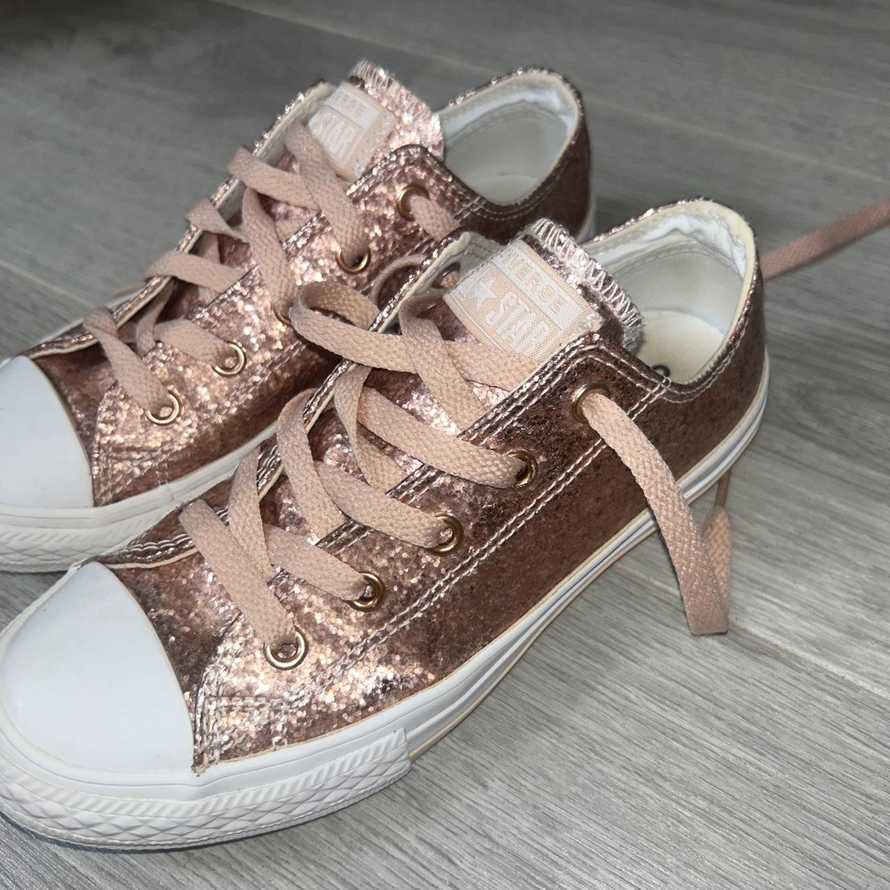 Converse with rose gold deals