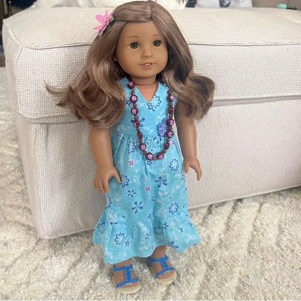 Hawaiian american girl doll of the fractional year