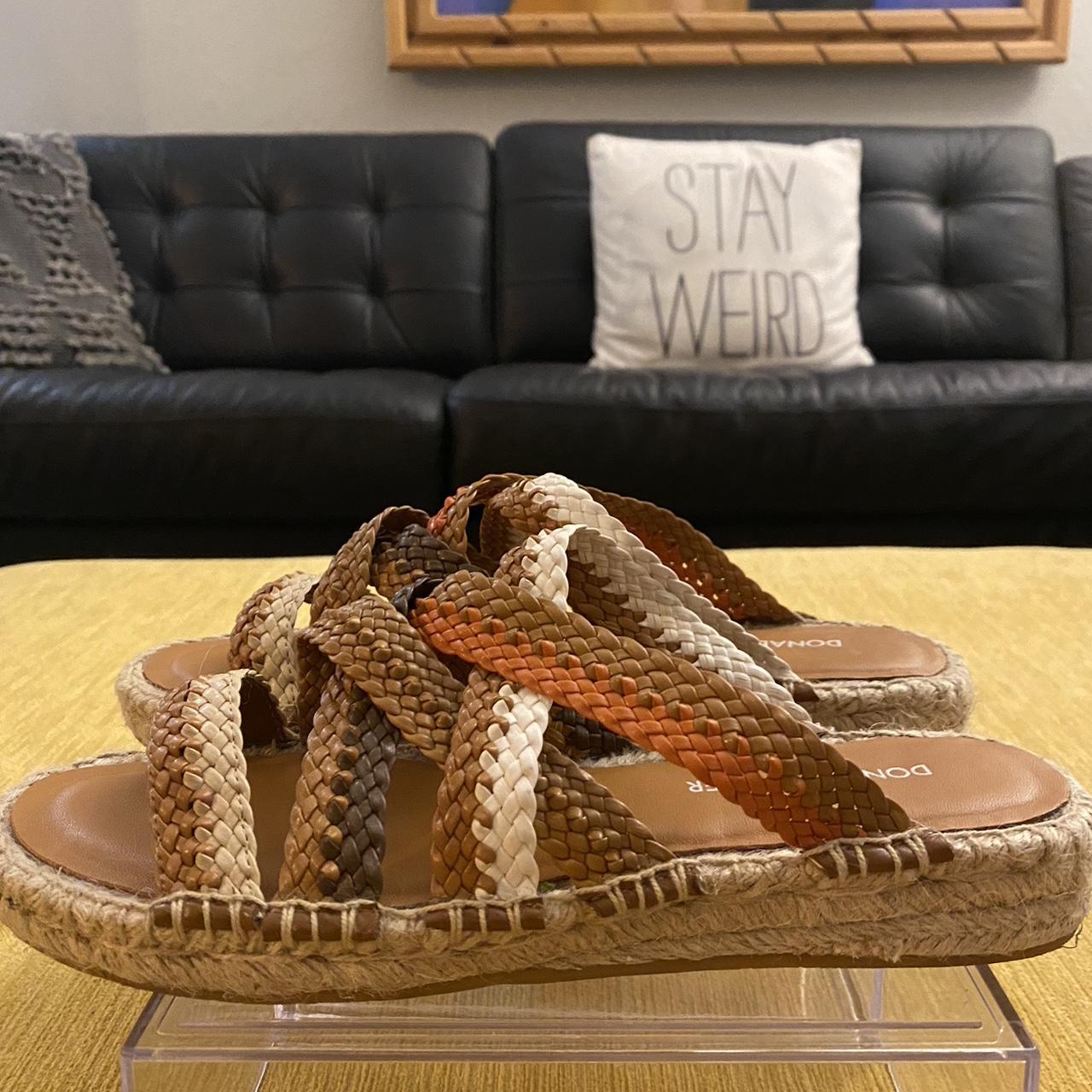 Donald J Pliner Womens Rhonda Espadrilles Slides