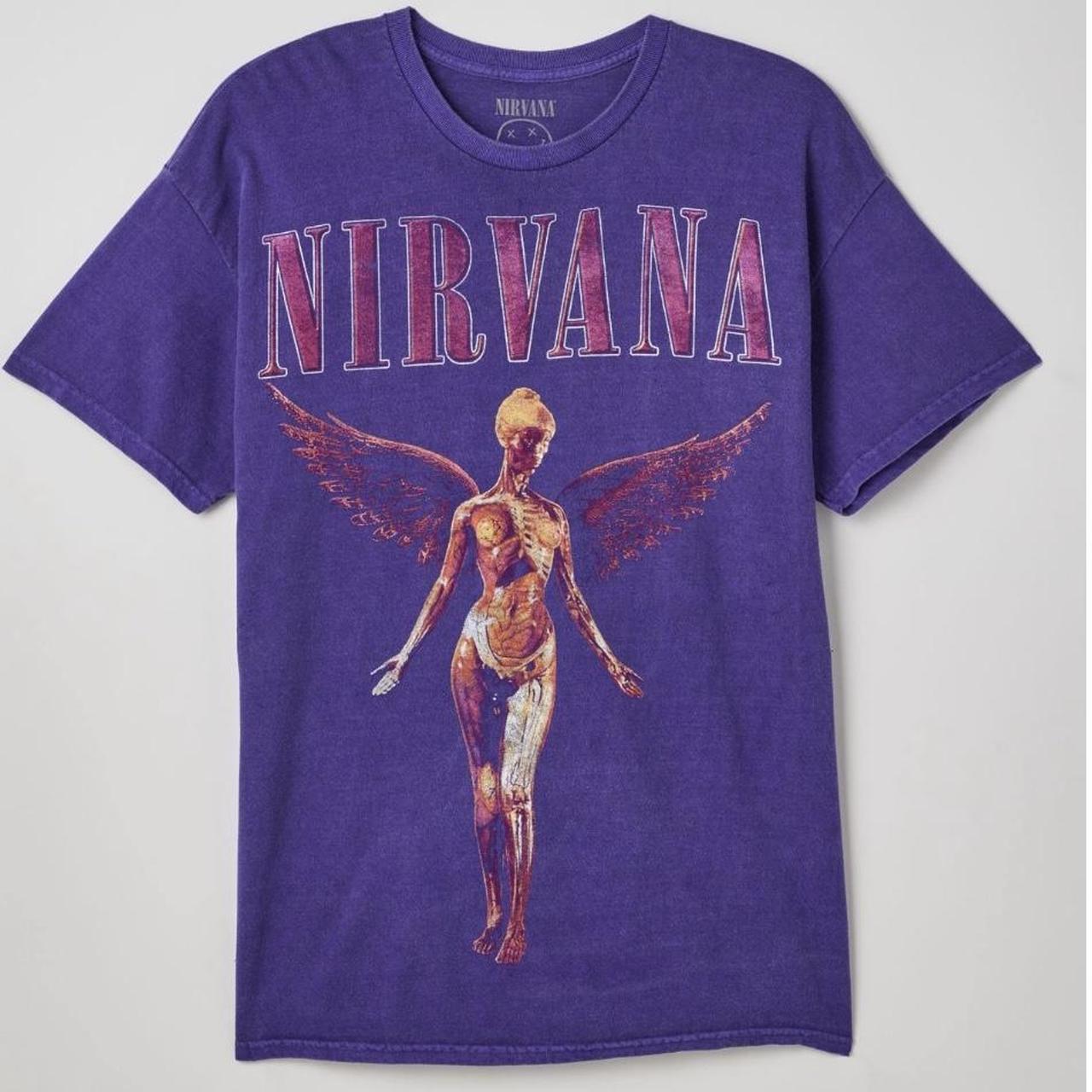 Nirvana t shirt urban outfitters best sale