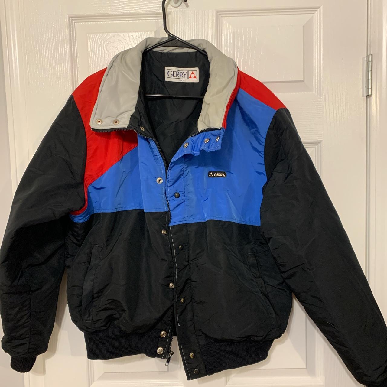 Men's Black and Red Jacket | Depop