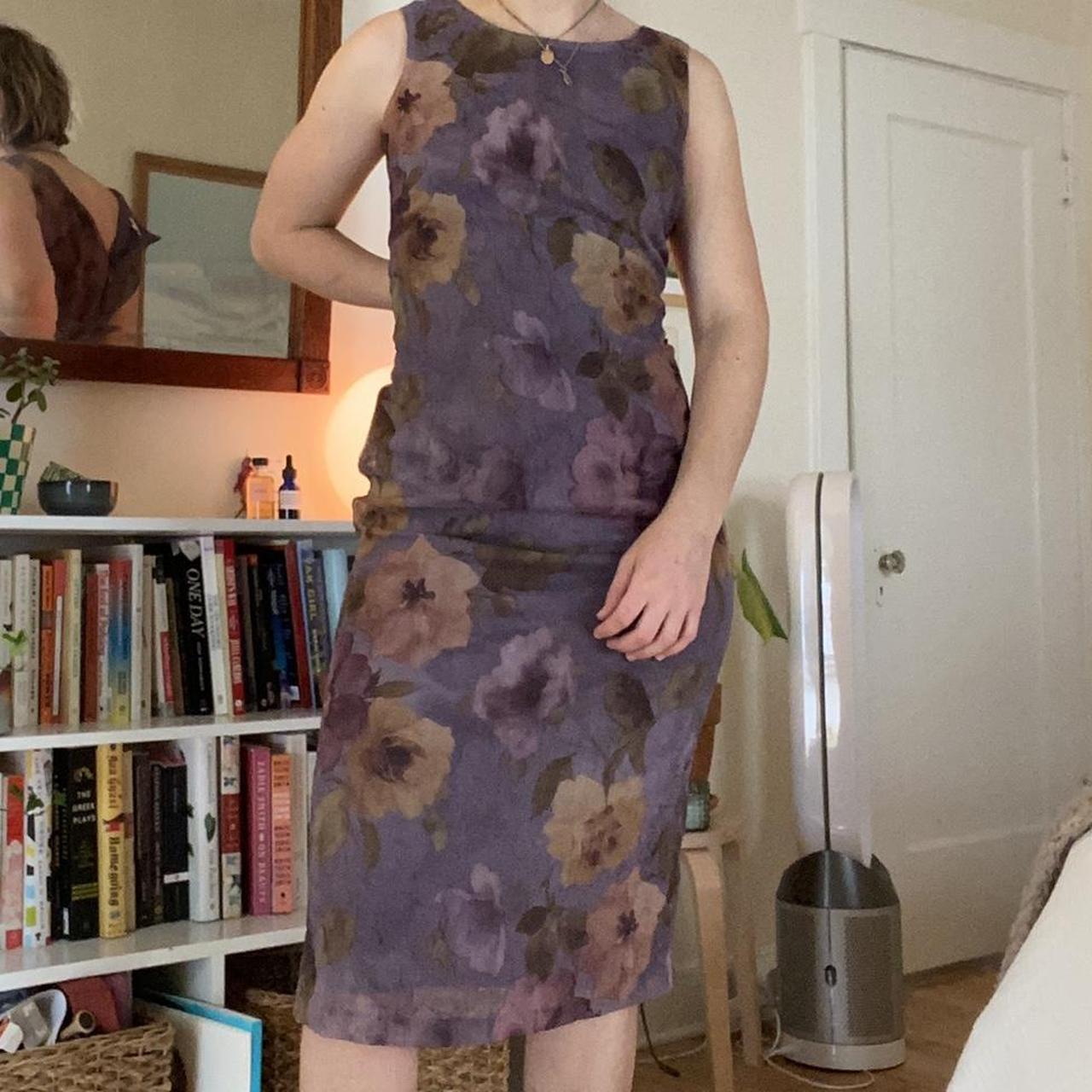 Eckhaus Latta Women's Purple and Pink Dress