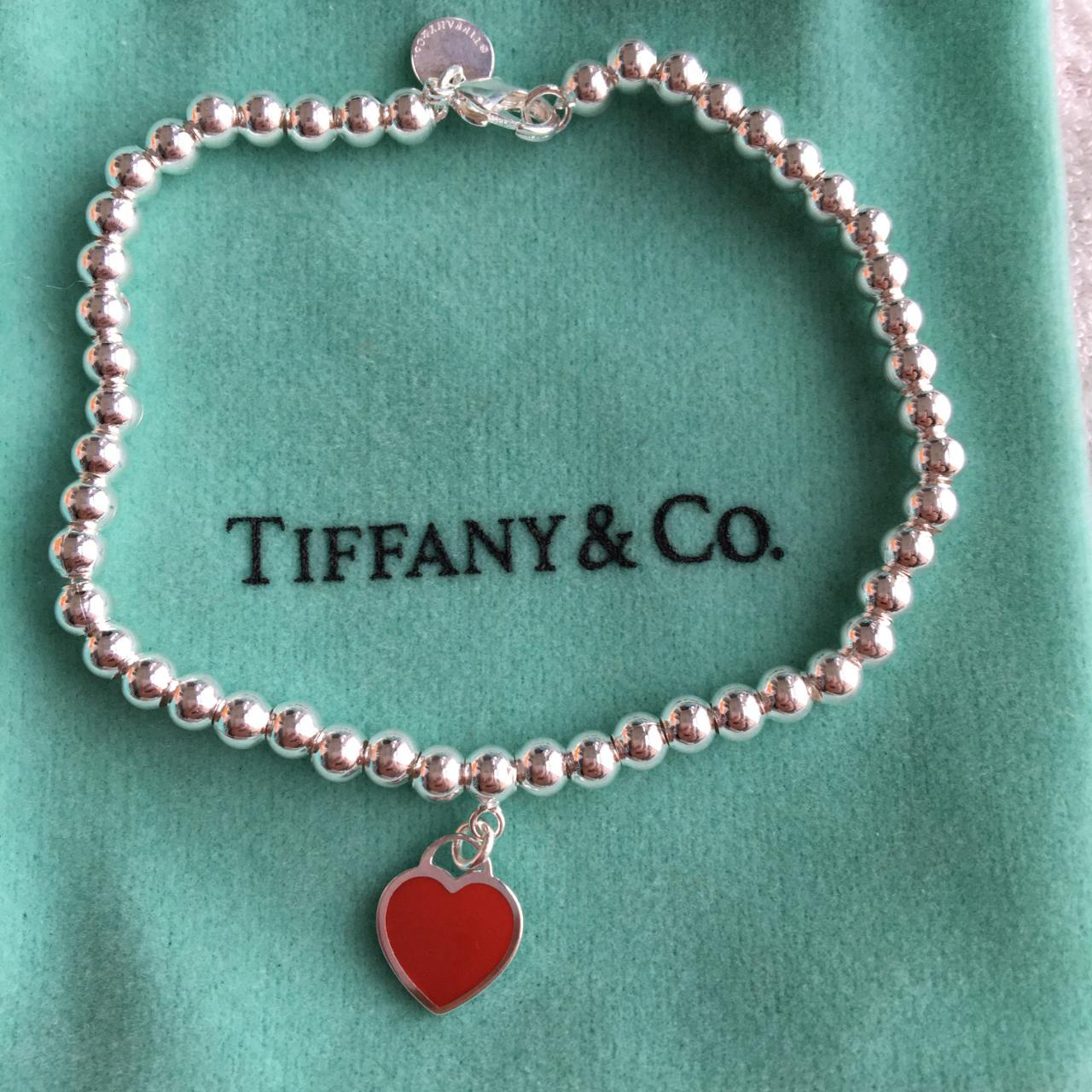 Tiffany & Co. classic heart bracelet Excellent... - Depop