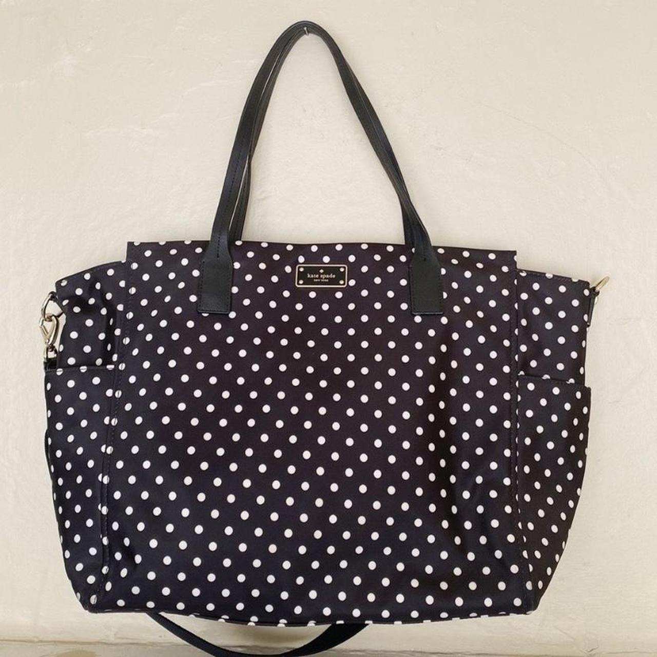 Kate Spade New York Women's Black and White Bag | Depop