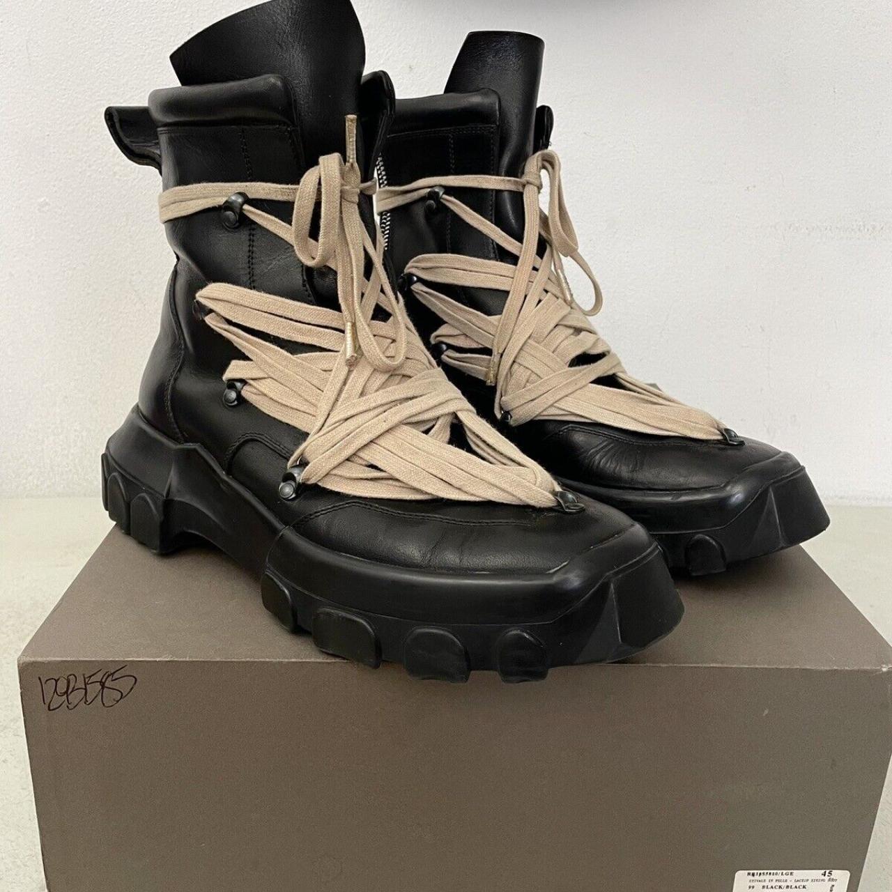 Rick owens hiking boots size 44靴