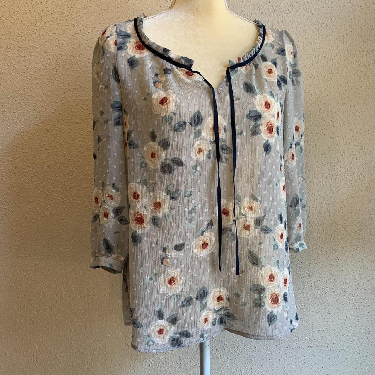 Lauren Conrad Women S Multi Blouse Depop