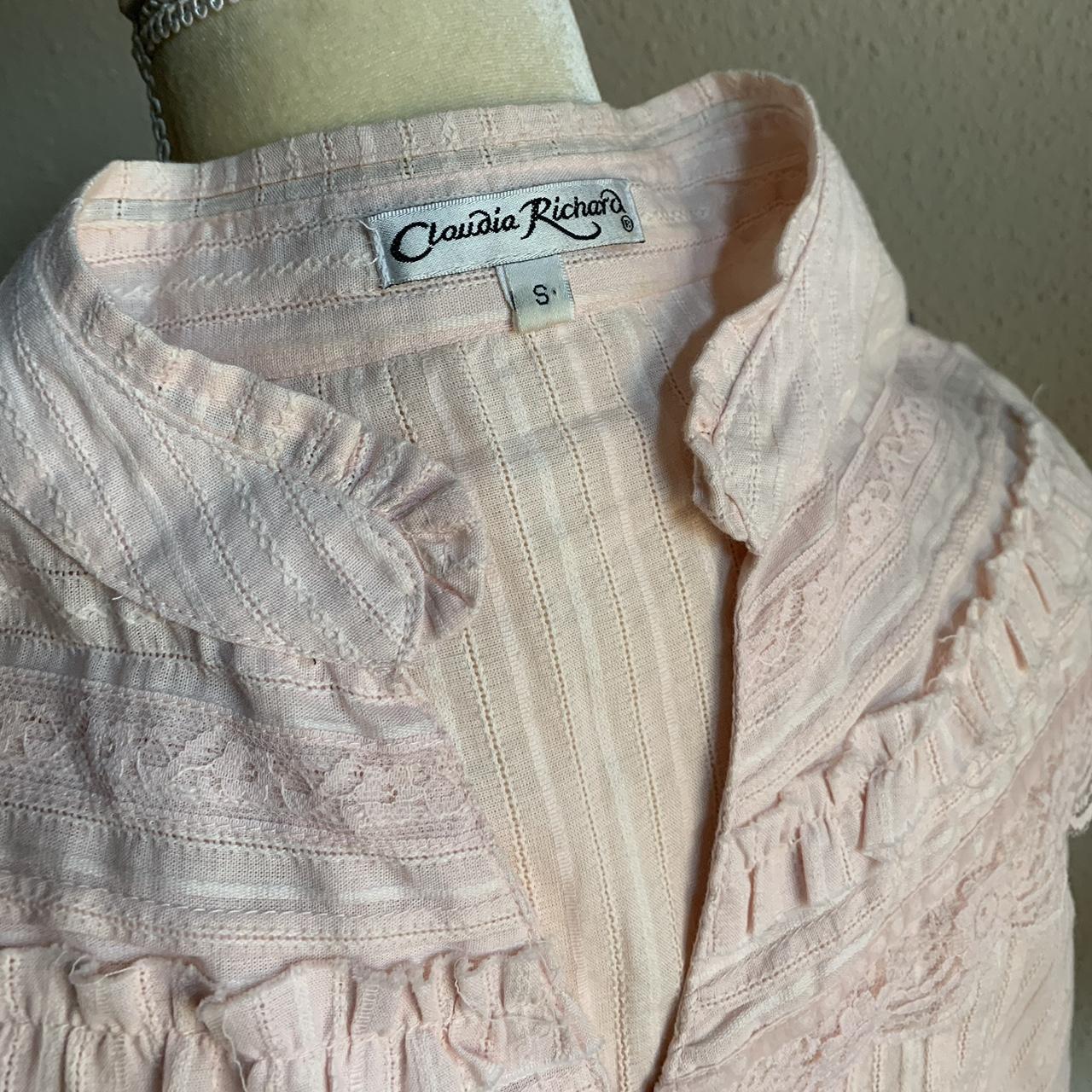 Claudia Richard Women's Pink Blouse (7)