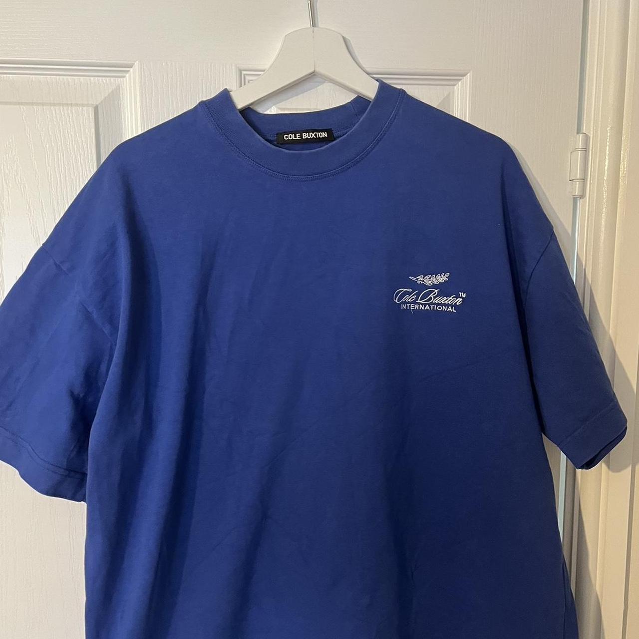 Cole Buxton international tshirt Cobalt blue Size... - Depop