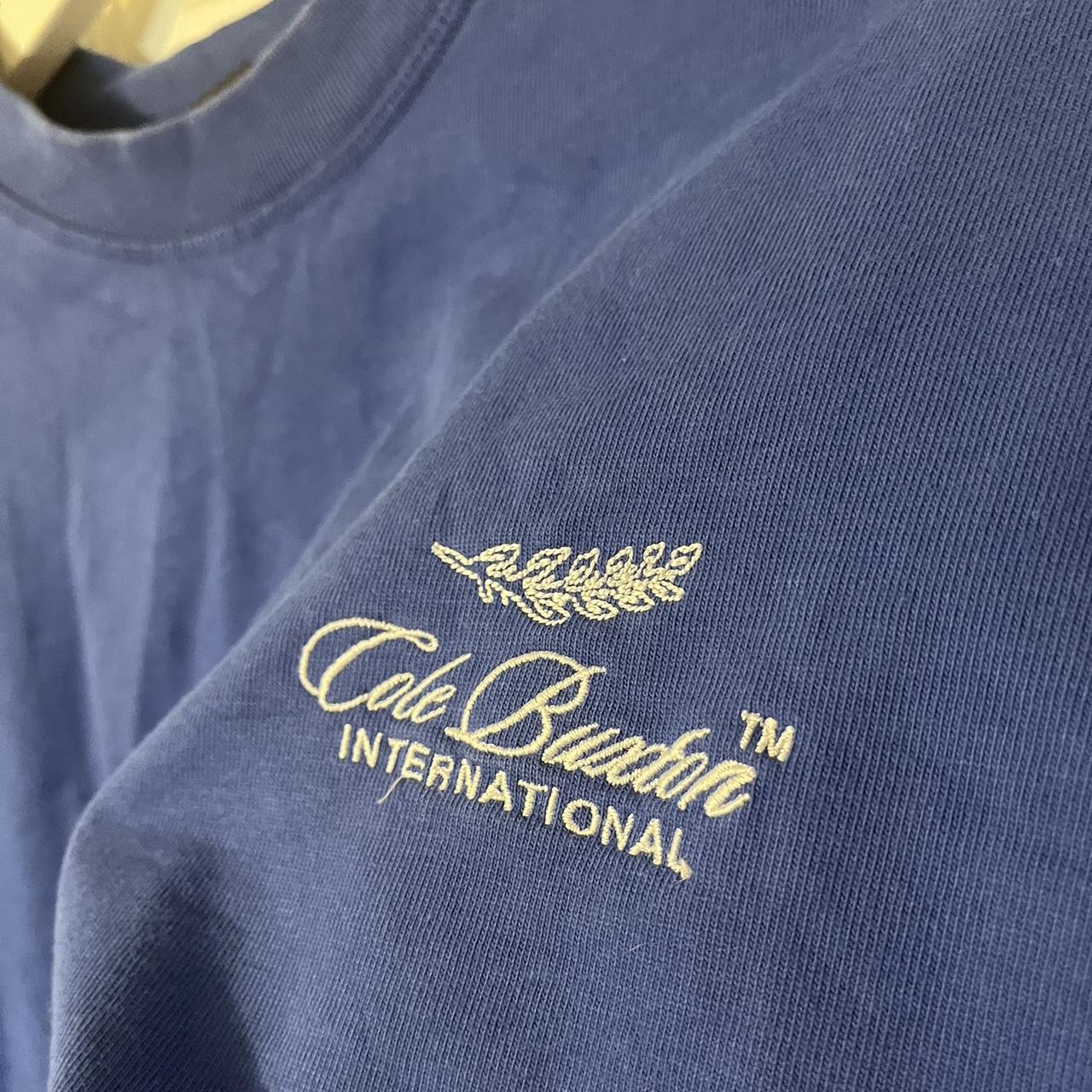 Cole Buxton international tshirt Cobalt blue Size... - Depop