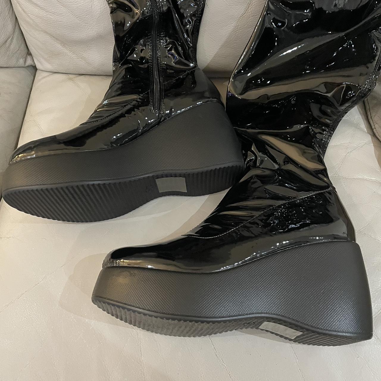 nasty gal patent boots