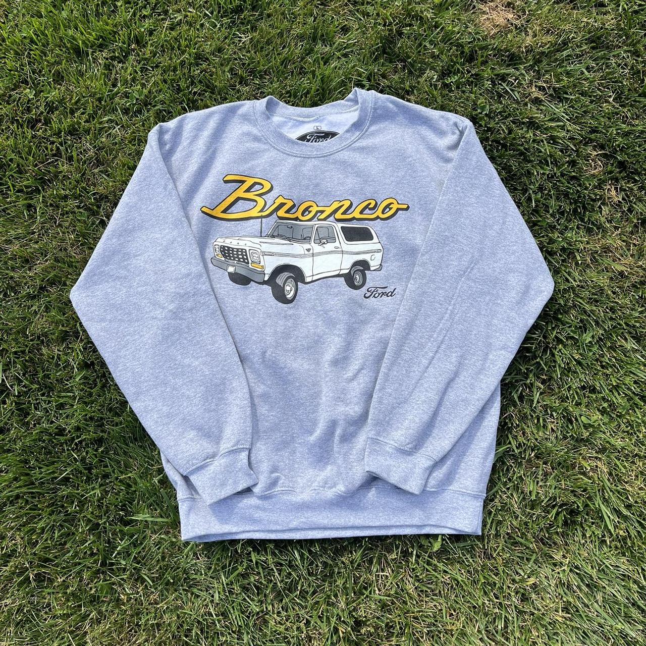 vintage ford bronco crewneck 🐎 size large Depop