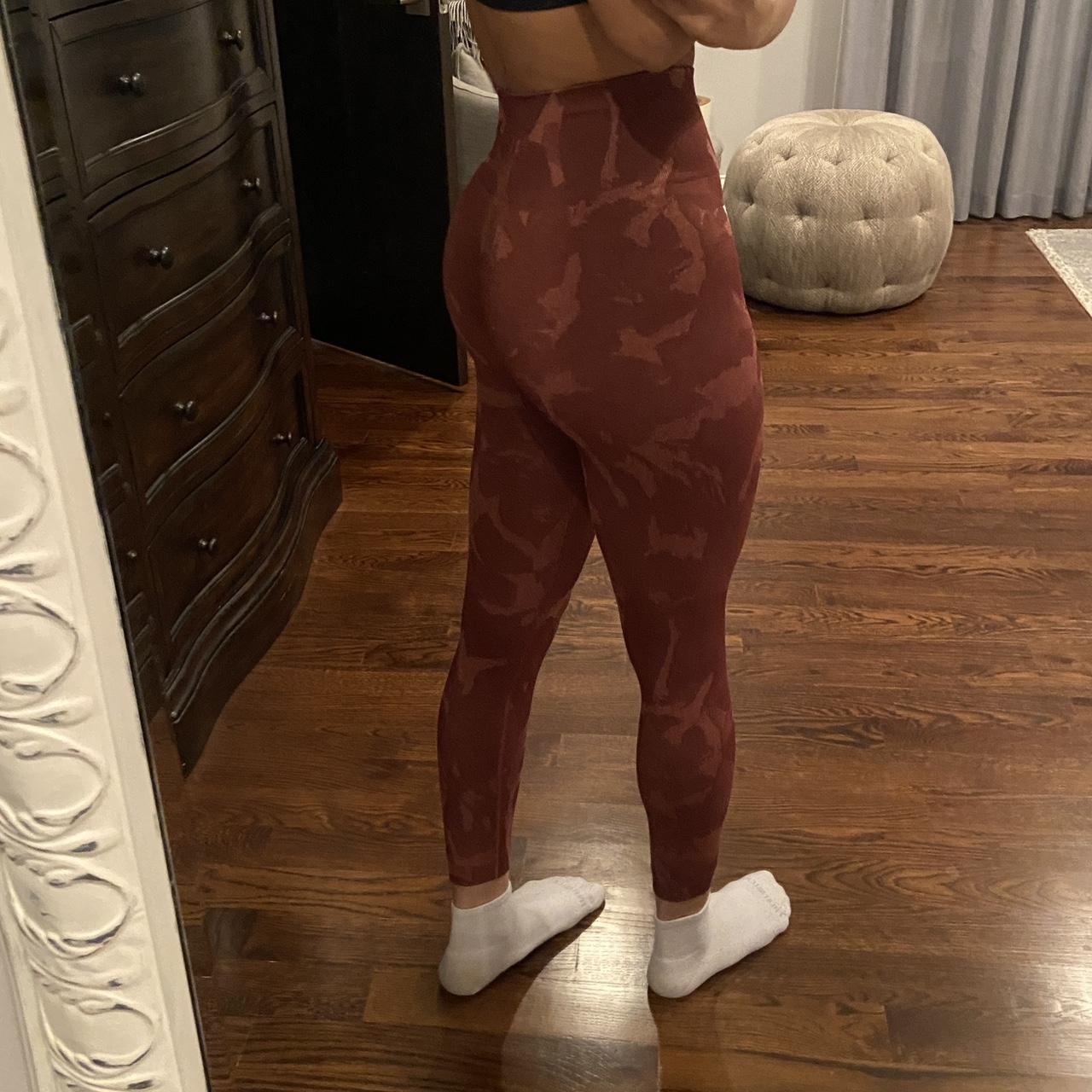 XS camo gymshark leggings with scrunch butt - Depop