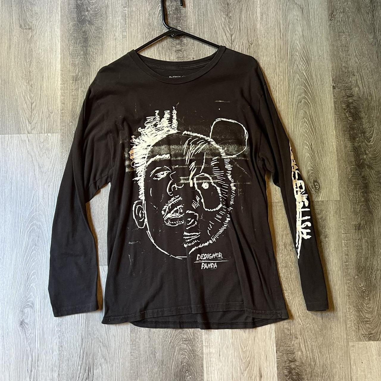 Desiigner Panda mens long sleeve tee size M. Great