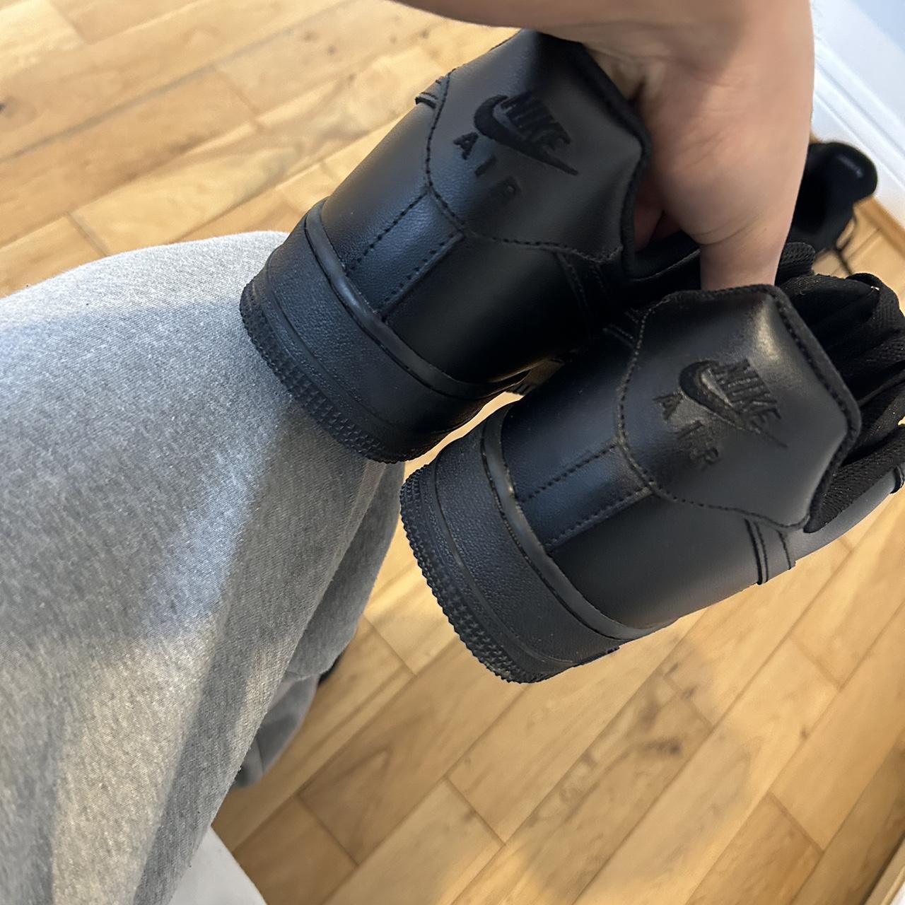 mens black nike air force 1 size 9