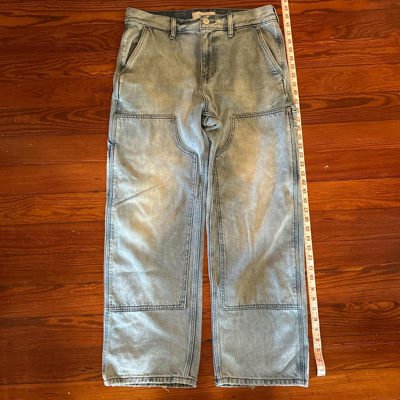 PacSun Men's Jeans - Blue - 32" – Pacsun double knee jeans - faded blue …