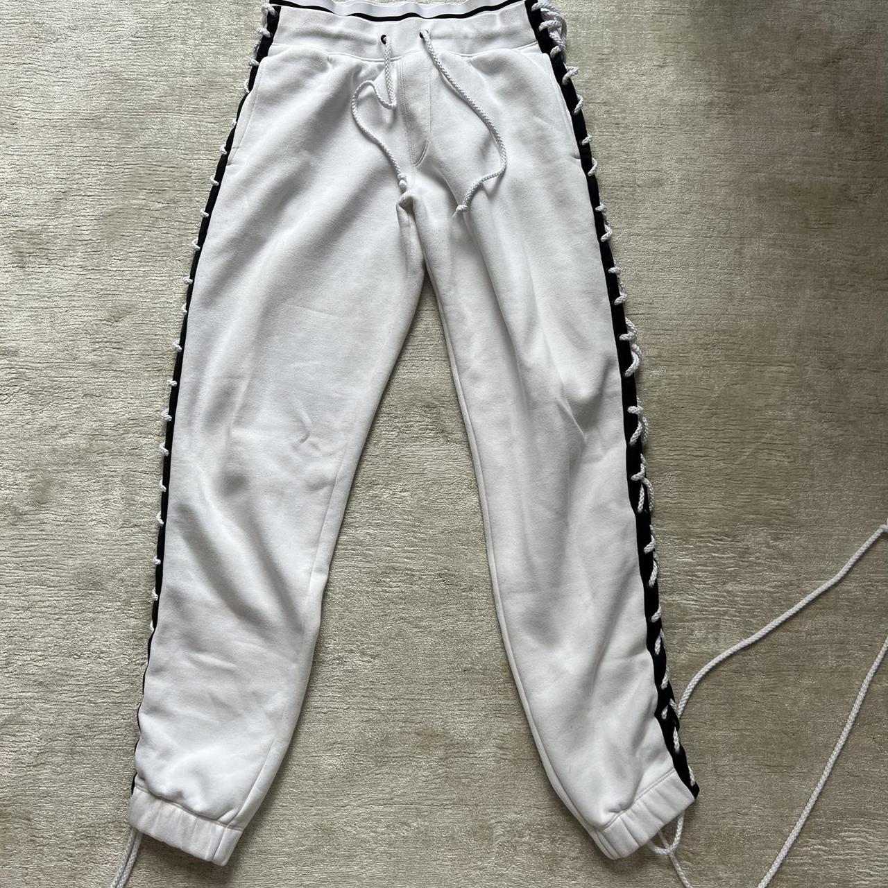 Fenty x Puma sweatpants with lace up side details Depop