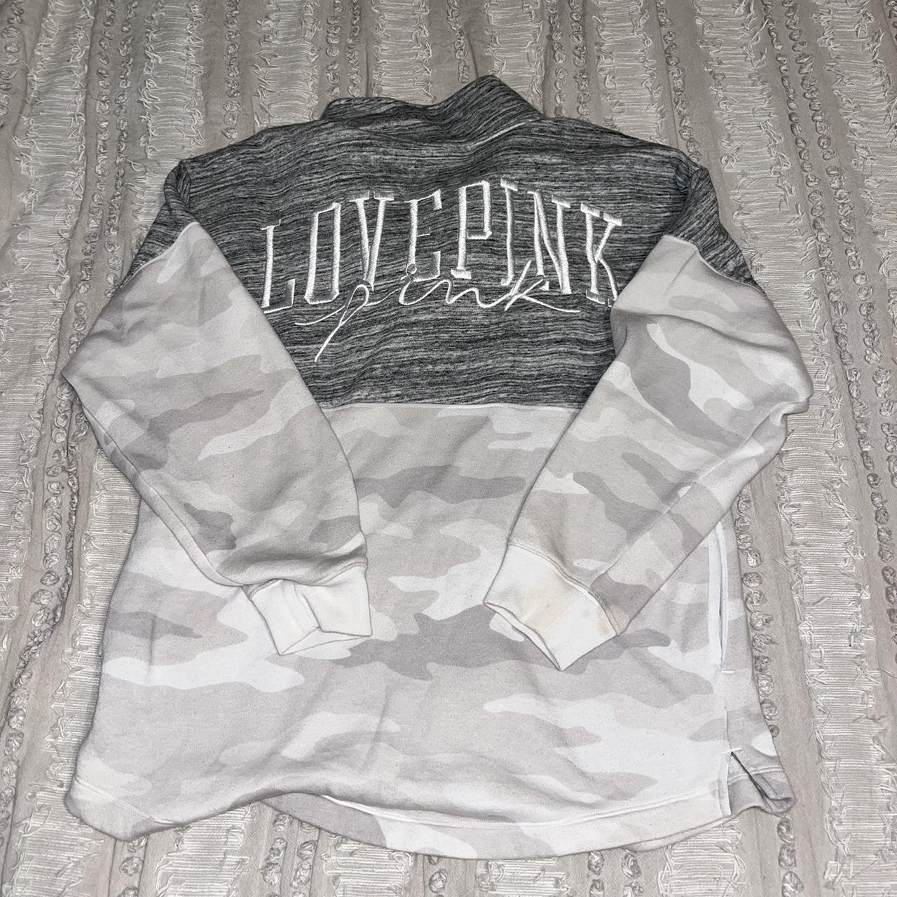 Victoria secret camo sweatshirt hot sale