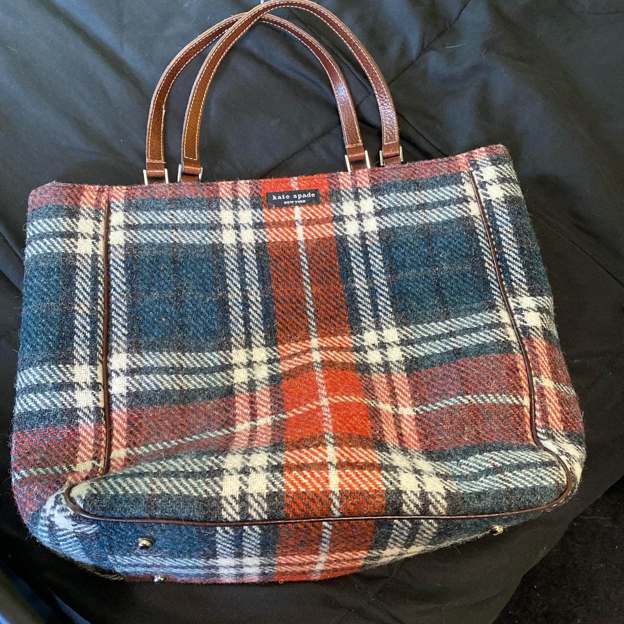 kate spade new york Spring Plaid Picnic Cooler Bag | The Paper Store