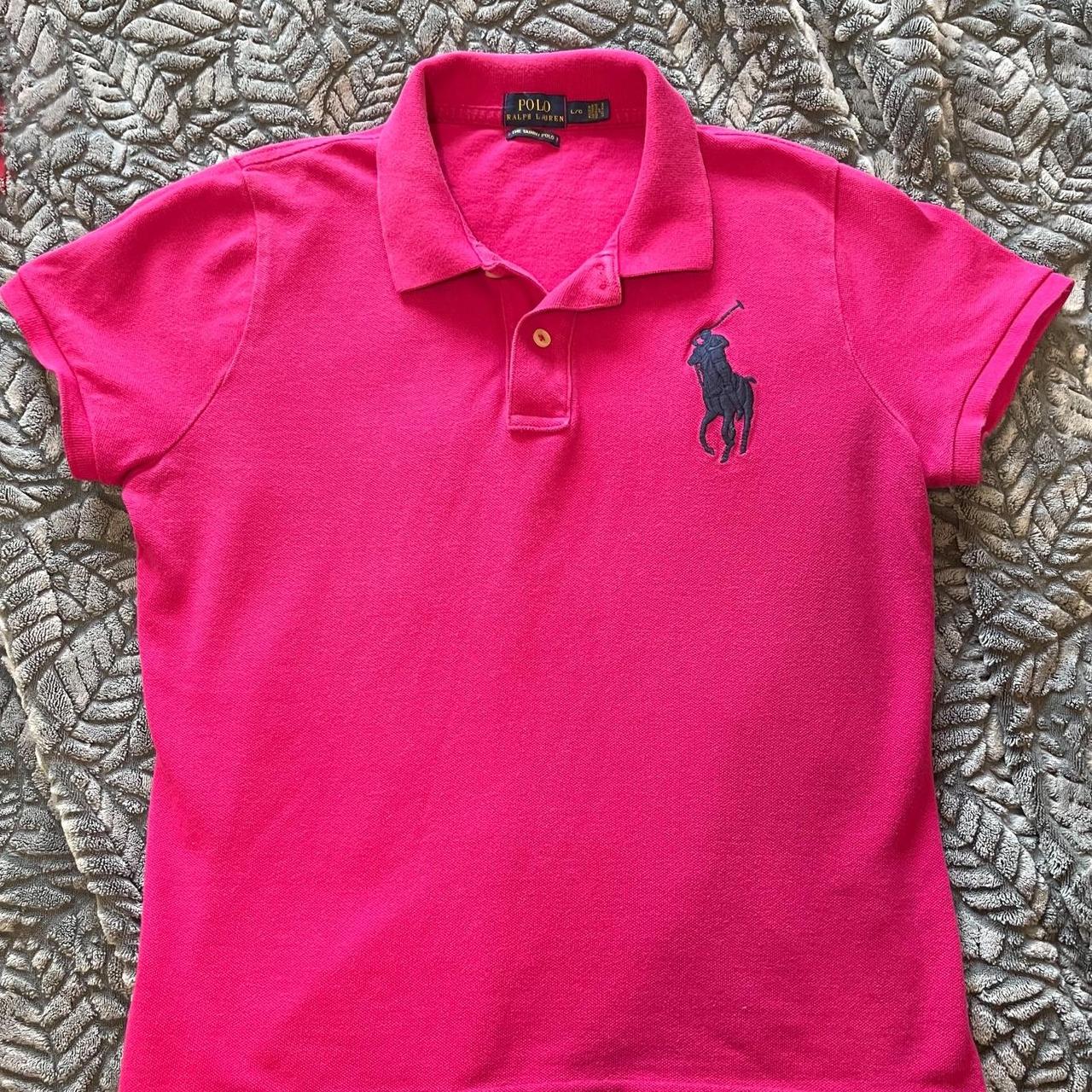 pink big pony Polo Ralph Lauren -size... - Depop