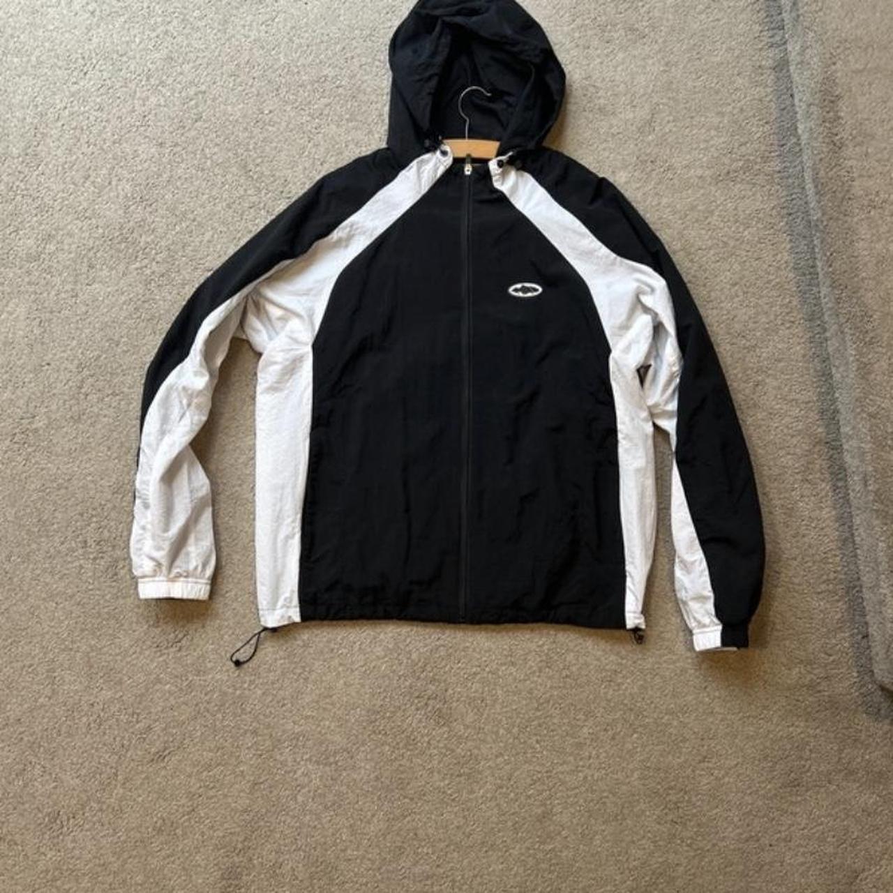 cortiez black windbreaker - Depop