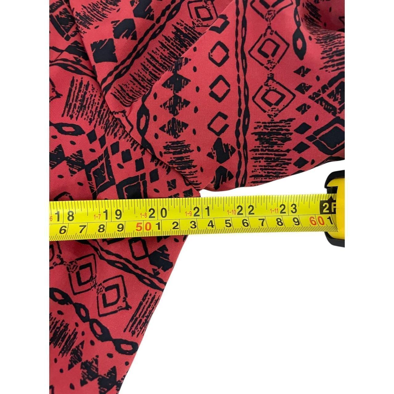 Women's Blouse - Red - XL – Janette Plus Red Geom… - image 6