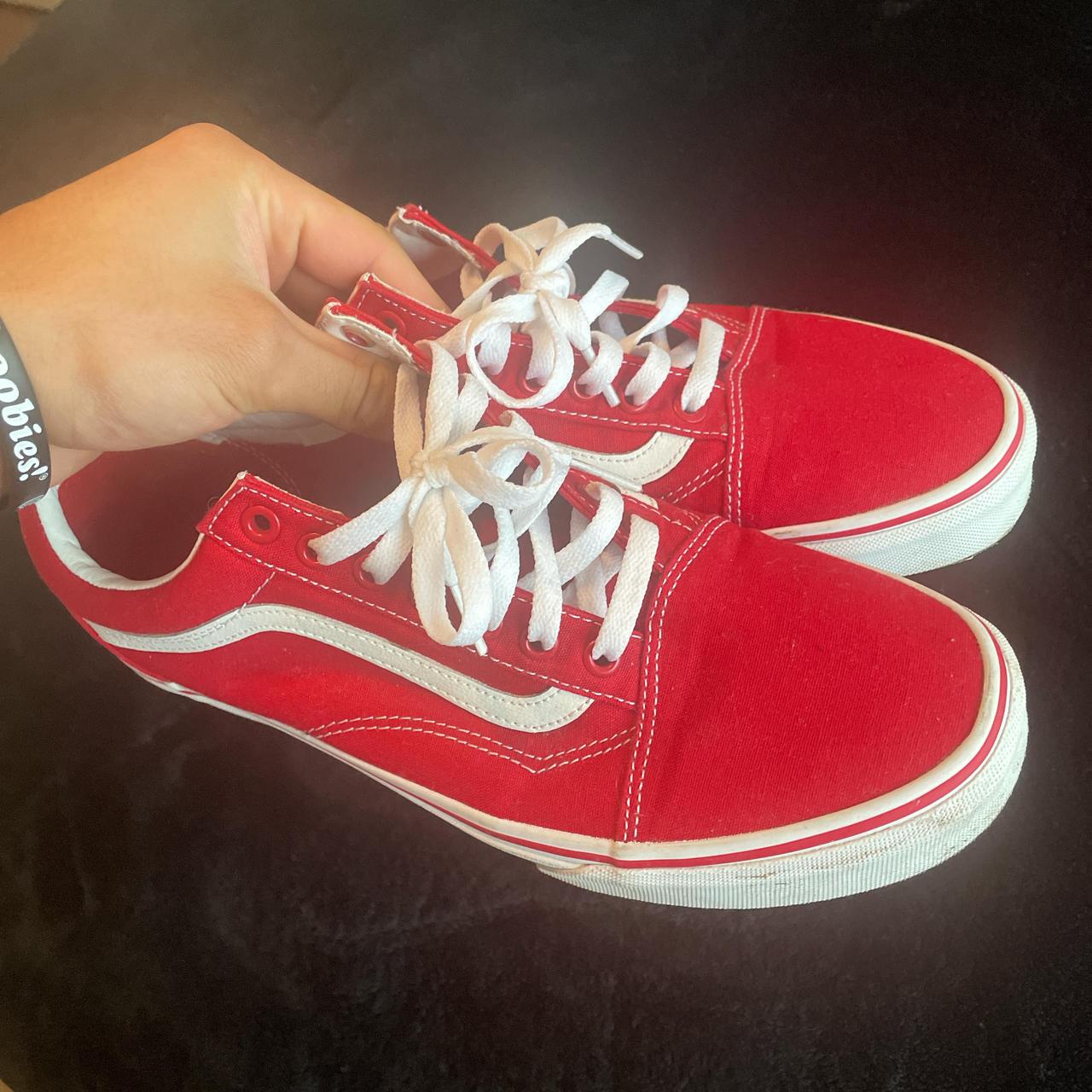 Red Vans - Depop