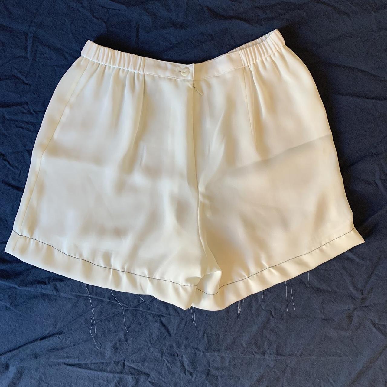 White flowy shorts Brand: da-rule for Neil’s... - Depop